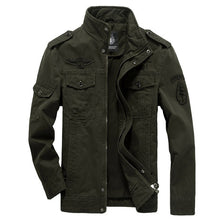Load image into Gallery viewer, Cotton Military Jacket Men 2019